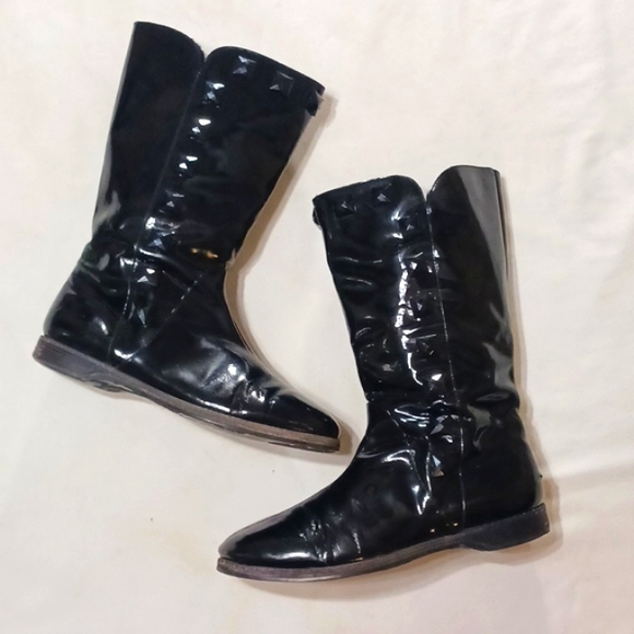 Jimmy Choo Patent Leather Boots - Picture 16 of 16